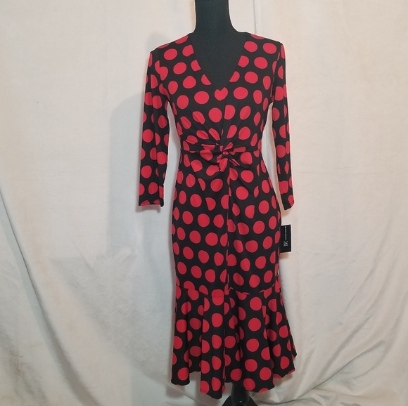 NWT INC International Concepts Black/Red dress - Picture 2 of 8